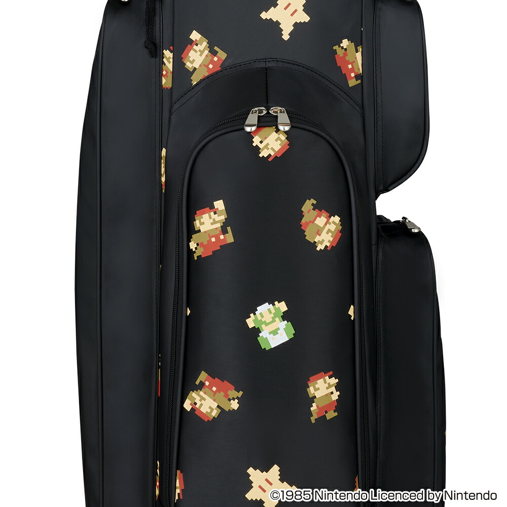 楽天市場】スーパーマリオ キャディバッグ ブラック(軽量タイプ