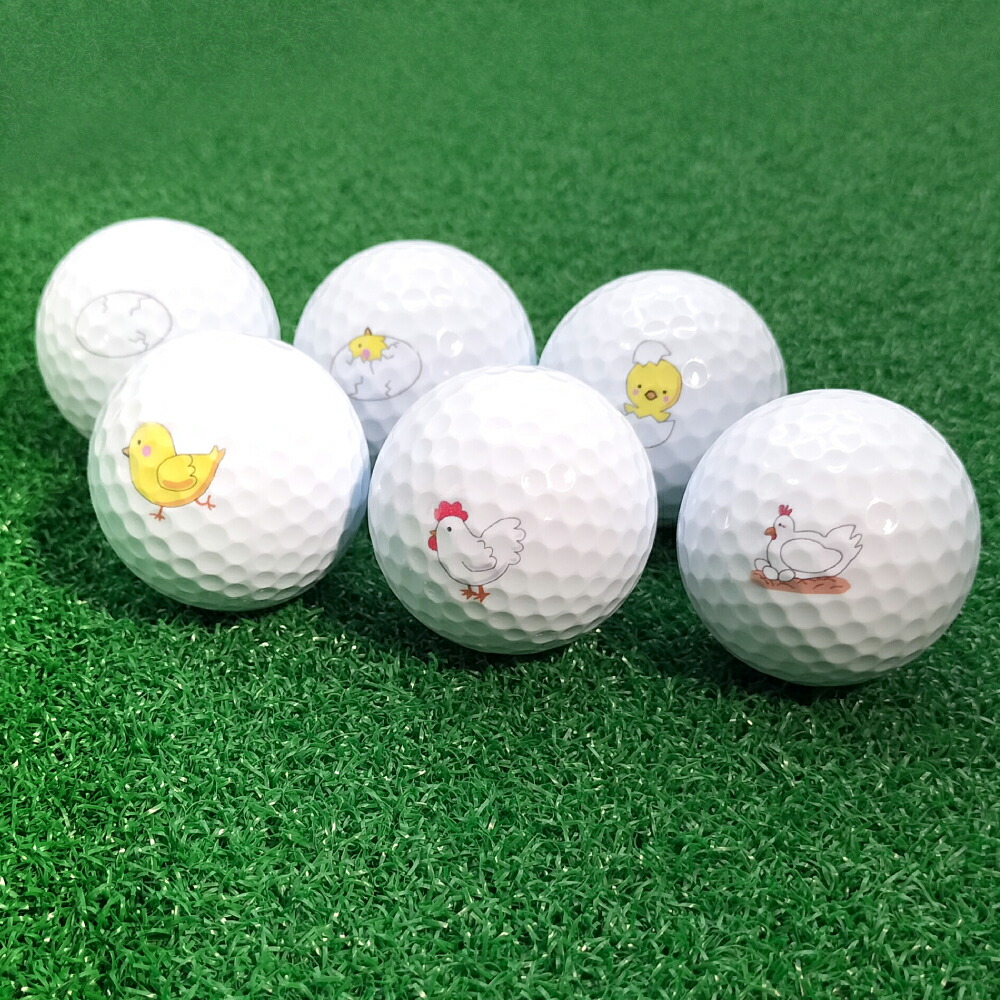 楽天市場】ゴルフボール 新鮮たまご 6球入り 専用ケース付キャラクター