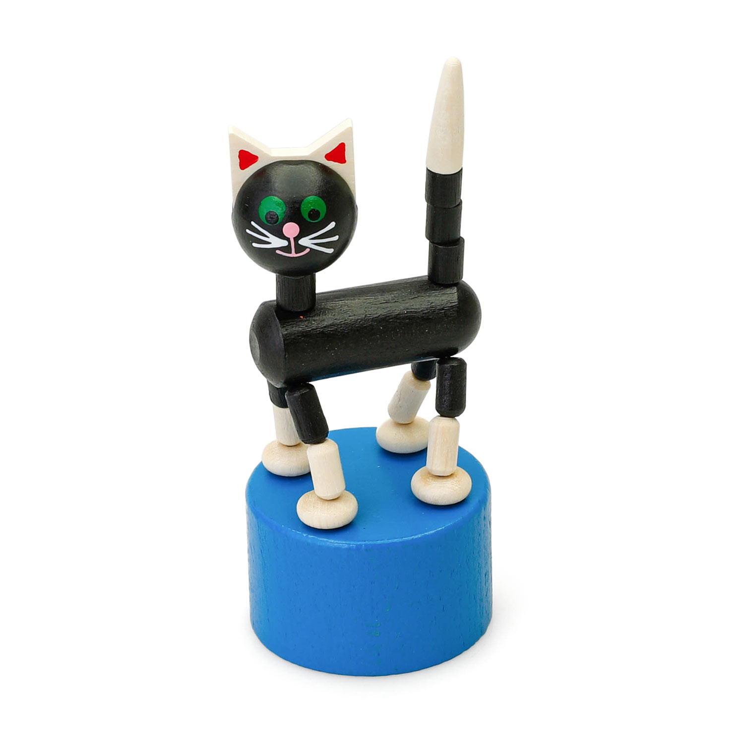 楽天市場】DETOA WOODEN PUSH UP TOY BLACK CAT デトア プッシュトイ