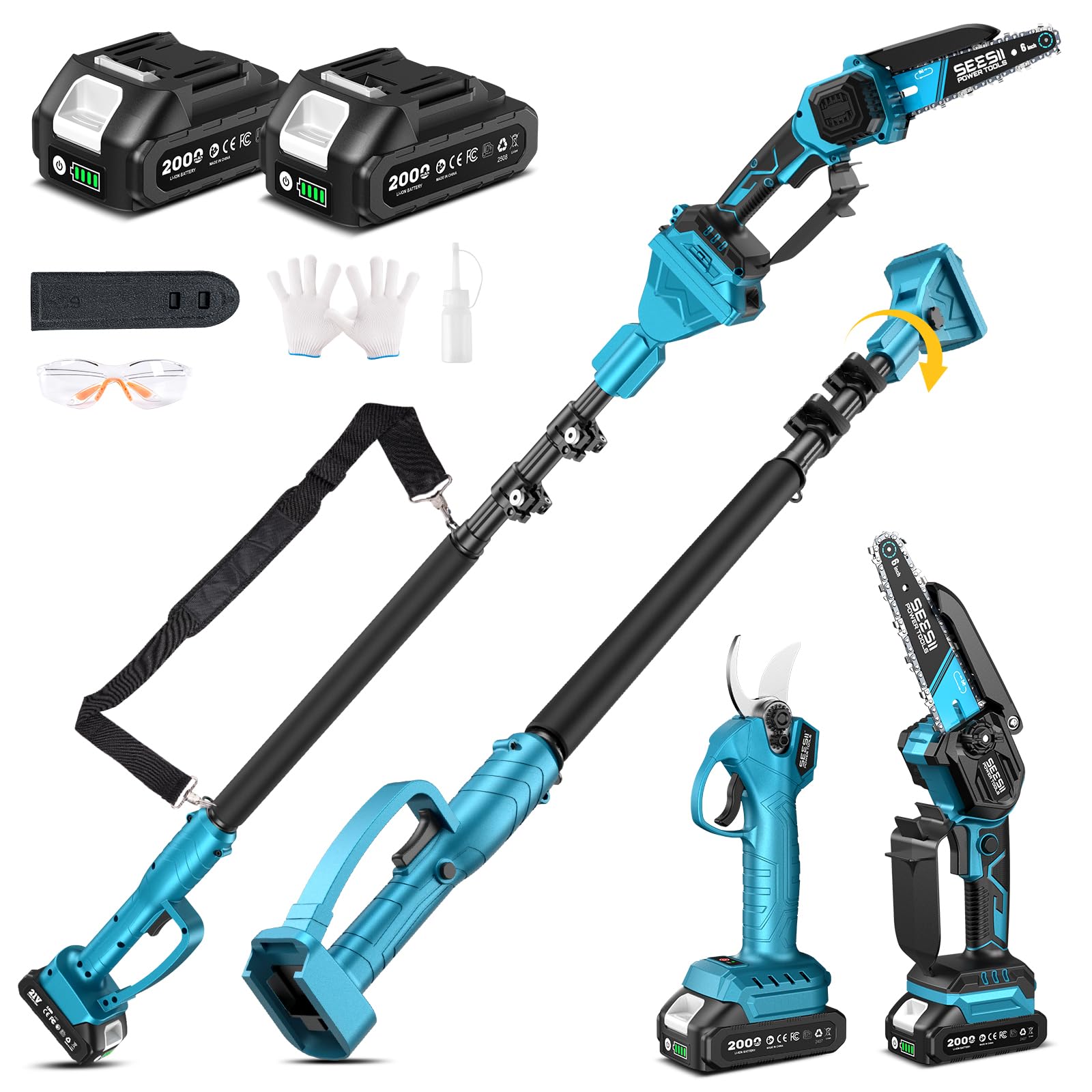 楽天市場】【2026年新型】SEESIIたかえだ電動チェーンソー電動バサミ8