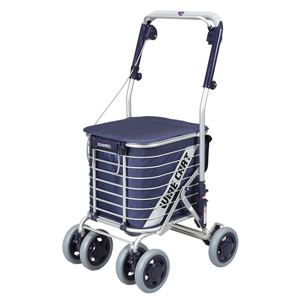 楽天市場】シルバーカー【ユーバ産業 ワイヤーカート スワレル AS-0275