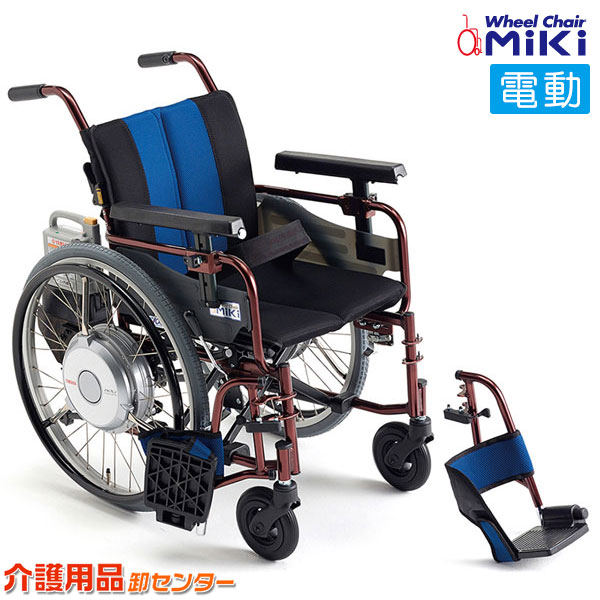 楽天市場】車椅子【MiKi/ミキ 電動ユニット装着車椅子 JWX-2F】電動