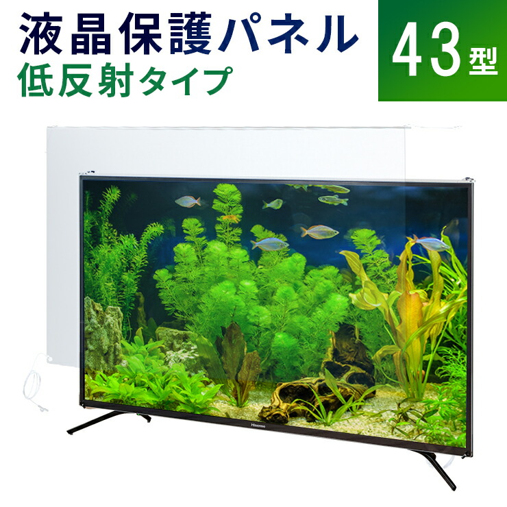 楽天市場】【43型】液晶テレビ保護パネル 《低反射タイプ》 アクリル