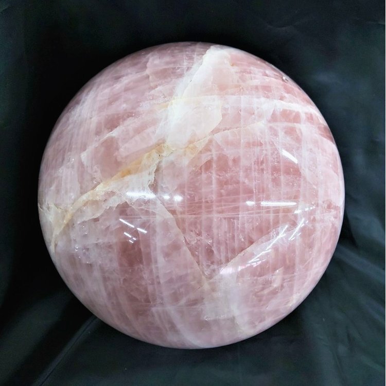 楽天市場】ローズクォーツ 丸玉 220mm 約15kg 紅水晶 ピンク 天然石