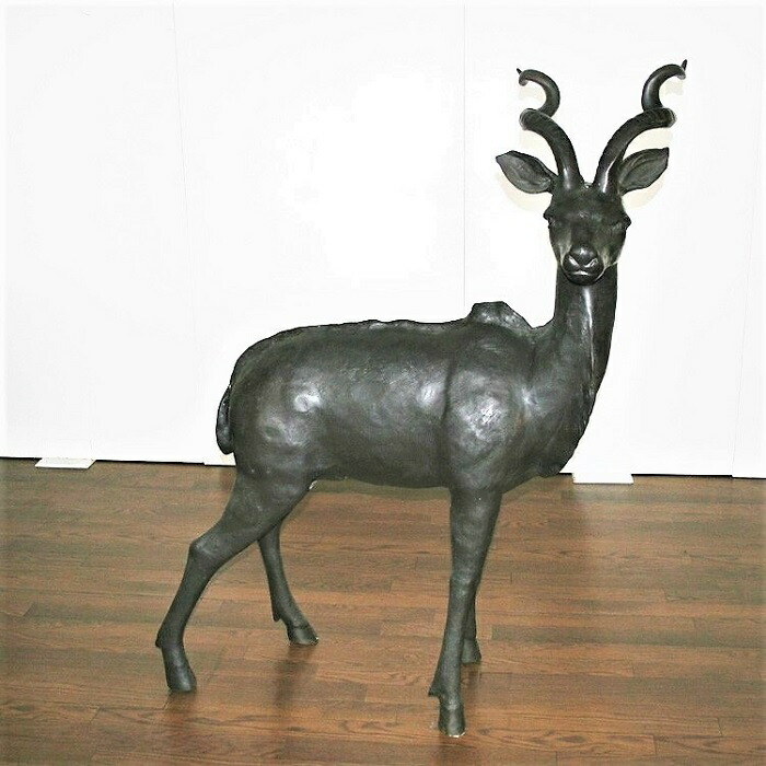 楽天市場】鹿 オブジェ ブロンズ象 置物 ペア 青銅 シカ 夫婦鹿 一対