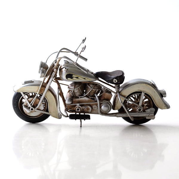 楽天市場】置物 オブジェ バイク おもちゃ アンティーク調 おしゃれ