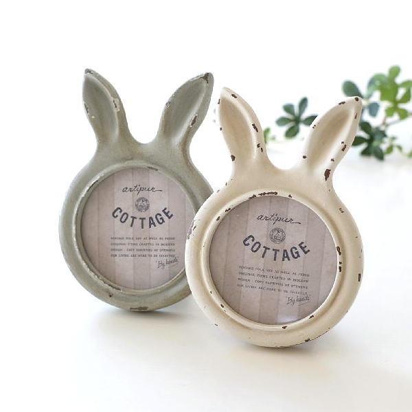 楽天市場】フォトフレーム 写真立て かわいい 可愛い うさぎ 壁掛け