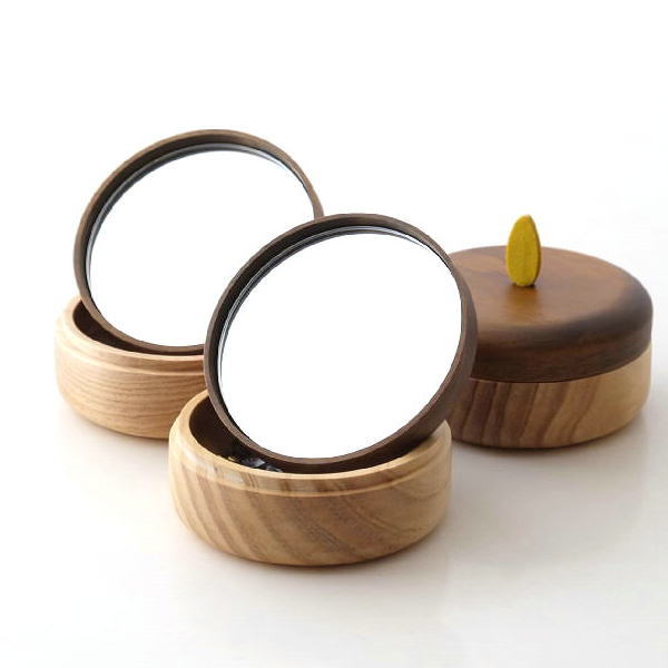 楽天市場】アクセサリーケース 木製 収納ケース 小さい 鏡付き 小物