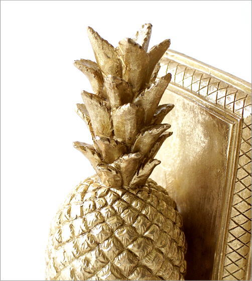 楽天市場】ブックエンド パイナップル おしゃれ 本立て ブックスタンド