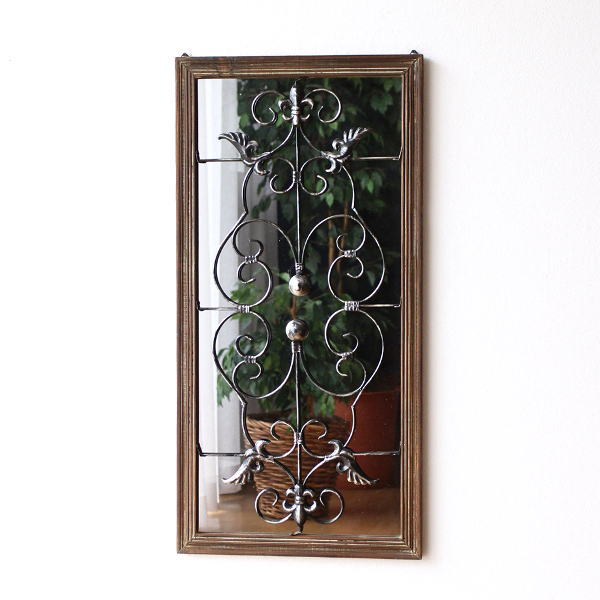 楽天市場】鏡 ウォールミラー 壁掛け ミラー おしゃれ アンティーク風