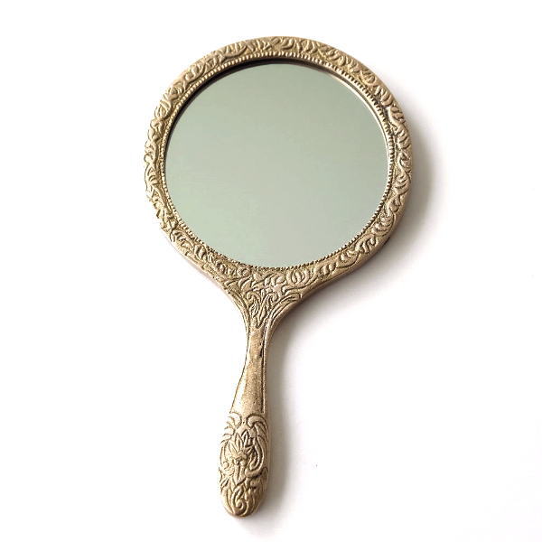 楽天市場】手鏡 ハンドミラー 真鍮 ブラス アンティーク ゴールド