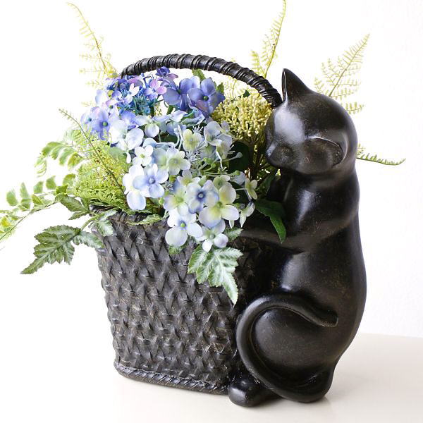 楽天市場】バスケット 編み籠 かご 猫 鉢カバー デザイン ねこ ネコ 猫