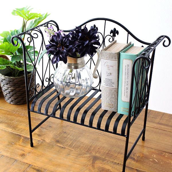 楽天市場】ミニベンチ ディスプレイスタンド ベンチ型 花台 フラワー