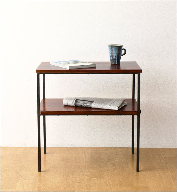 楽天市場】サイドテーブル 木製 アイアン おしゃれ ソファ ベッド