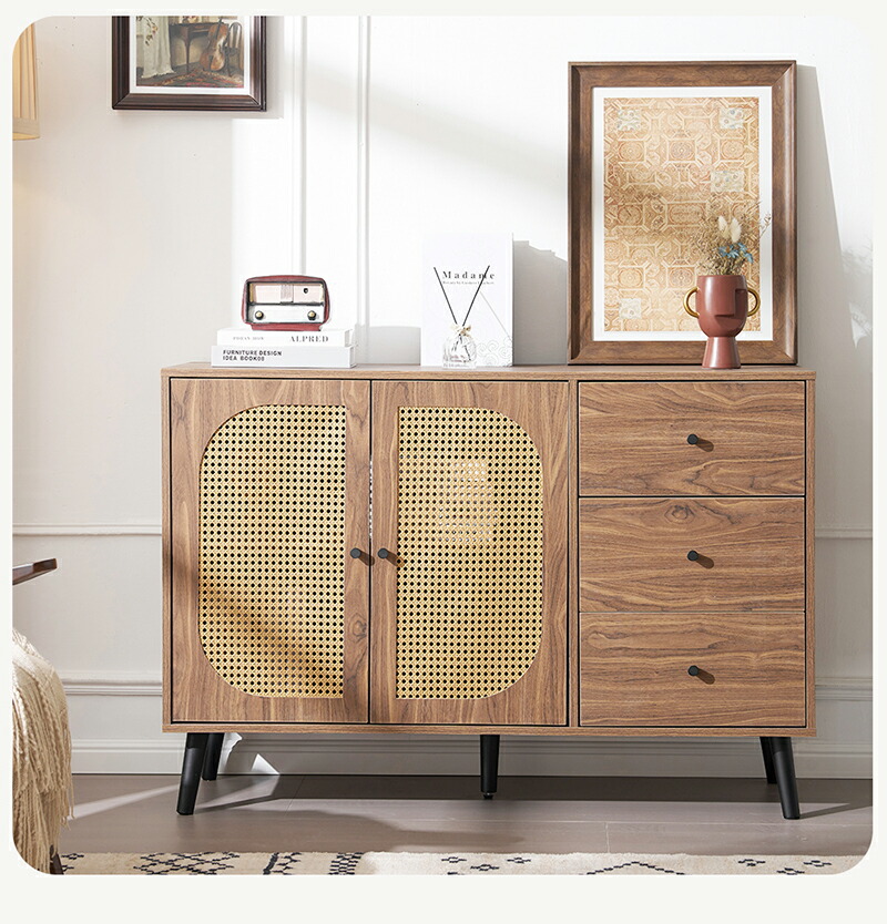 楽天市場】【SS限定価額＆お得クーポン】キャビネット ラタン調 幅