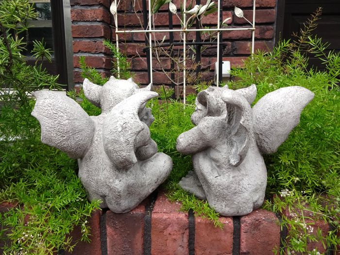 楽天市場】ガーデニング ガーデン ガーゴイル 雑貨『ガーデン