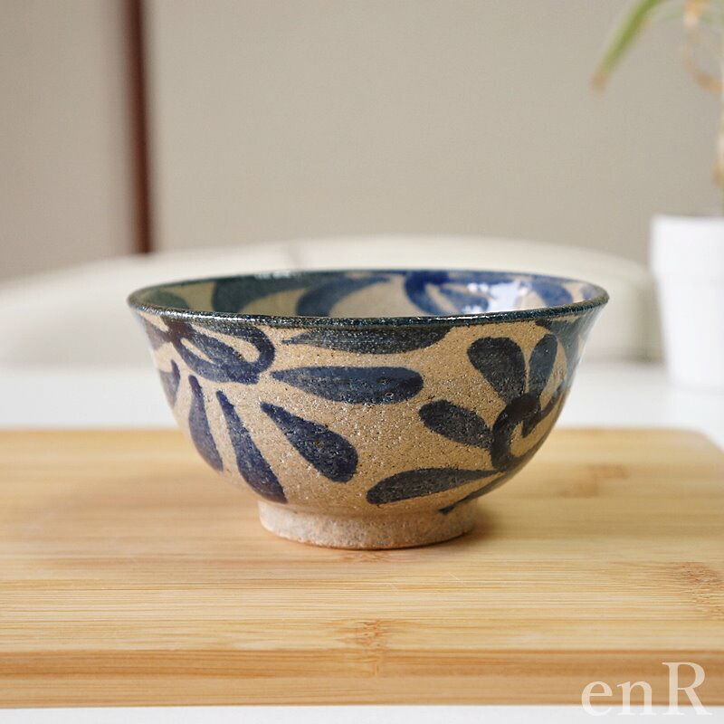 楽天市場】やちむん 茶碗 4寸 マカイ コバルト唐草 沖縄 陶器 皿 器