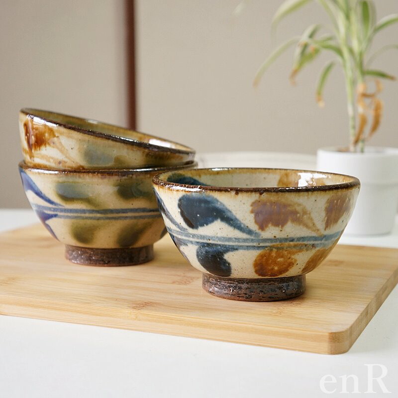 楽天市場】やちむん 4寸マカイ 茶碗 陶芸こまがた デイゴ柄 | お茶わん