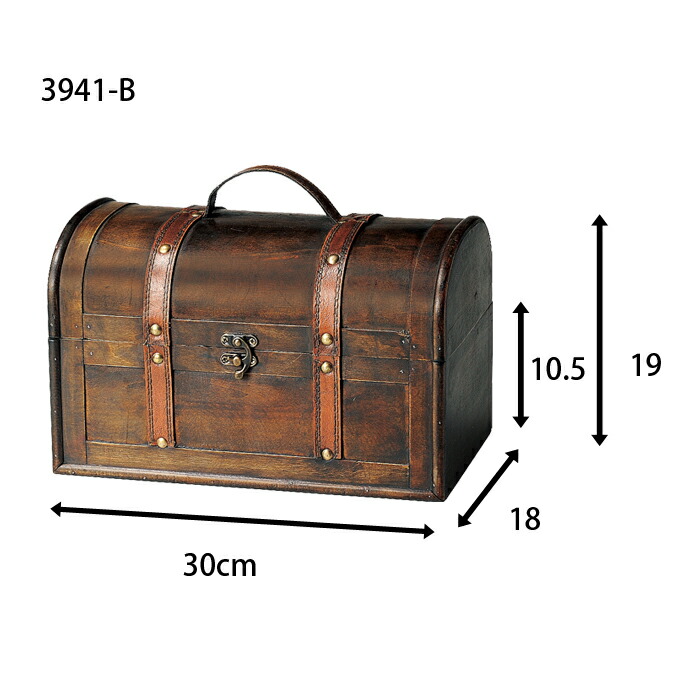 楽天市場】雑貨 1個【トレジャーボックス】3941-B 30cm フラワーBOX