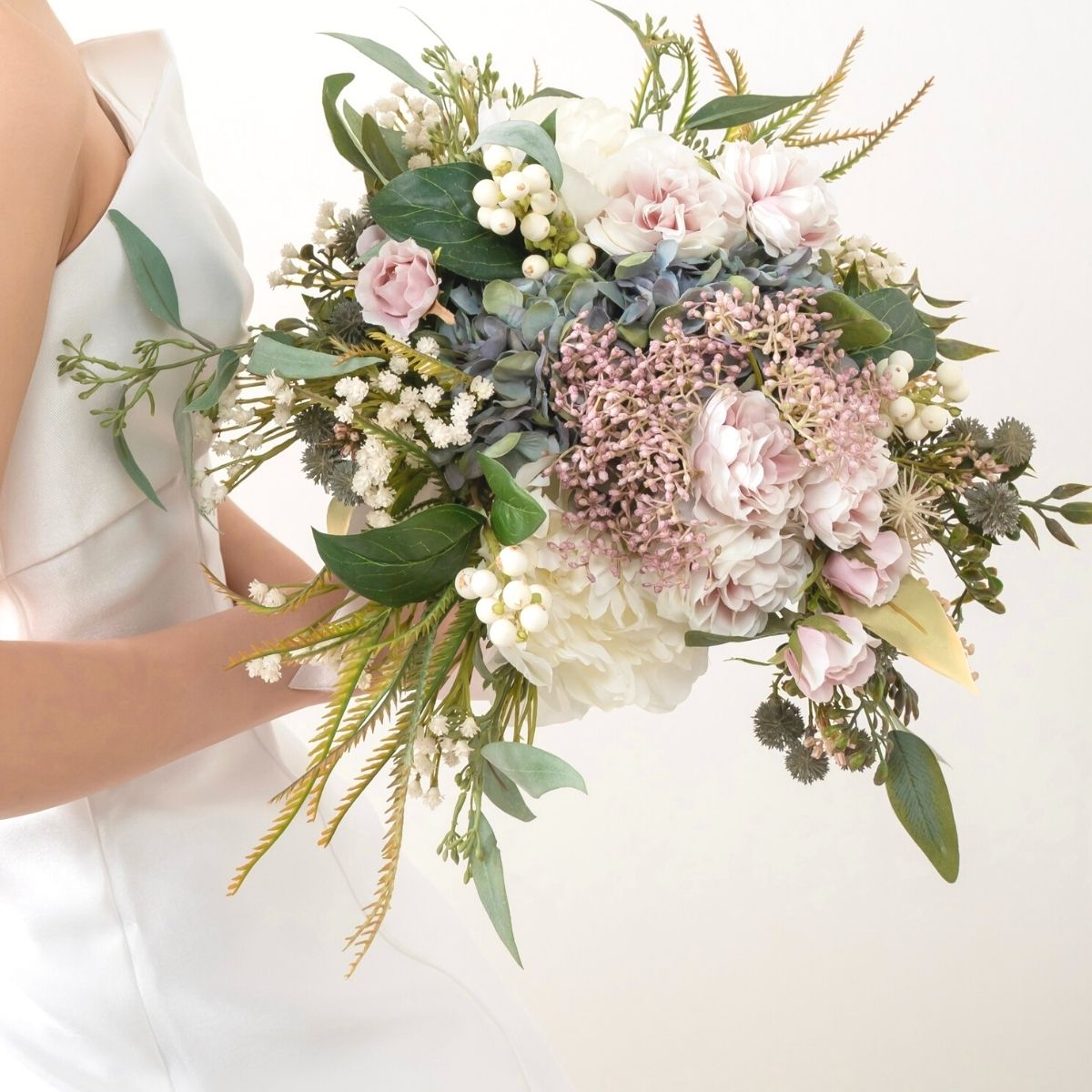 楽天市場】ダスティピンクが素敵な大人可愛いウェディングブーケ