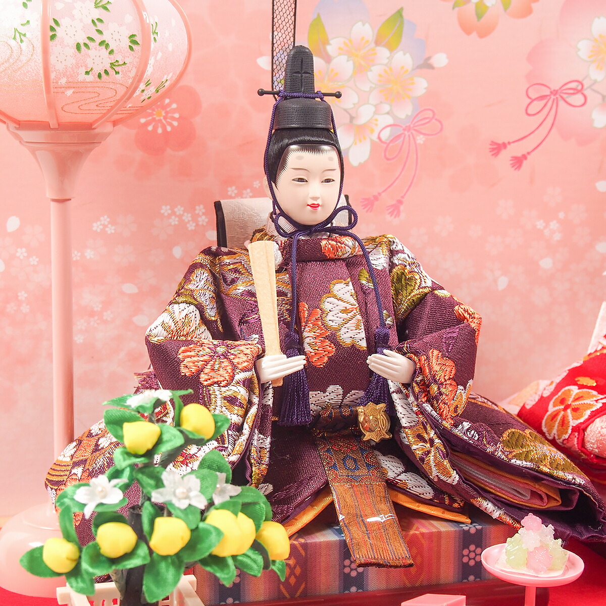 楽天市場】【本日ポイント10倍！】雛人形 コンパクト ケース入り 雛