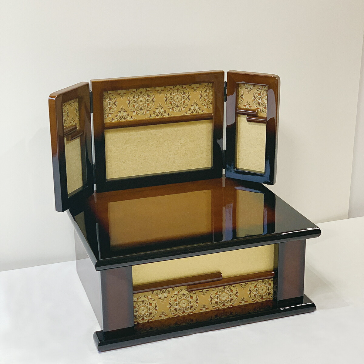 楽天市場】【アウトレット】コンパクトサイズ 38cm収納台金襴幕板7号枠