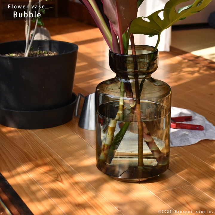楽天市場】花瓶 丸型 大型 枝物 フラワーベース 北欧 おしゃれバブル