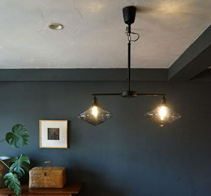 楽天市場】アジャスターライト 2灯ペンダントライト 【※電球