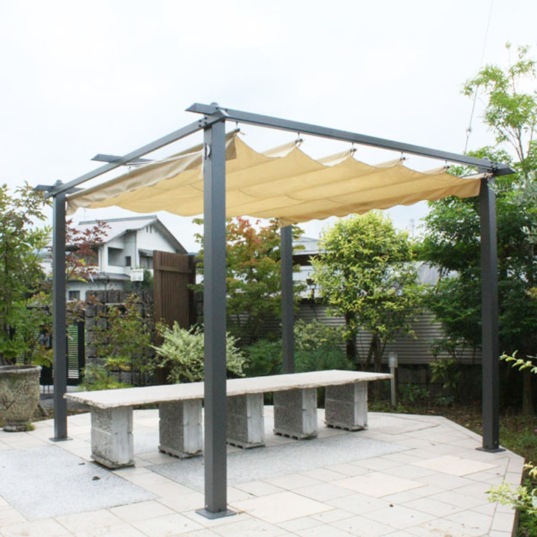 楽天市場】【替布のみ】シェード付パーゴラ 専用替布 【送料無料