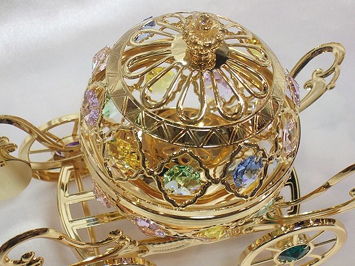 楽天市場】SWAROVSKI CRYSTALスワロフスキーオブジェ：かぼちゃの馬車