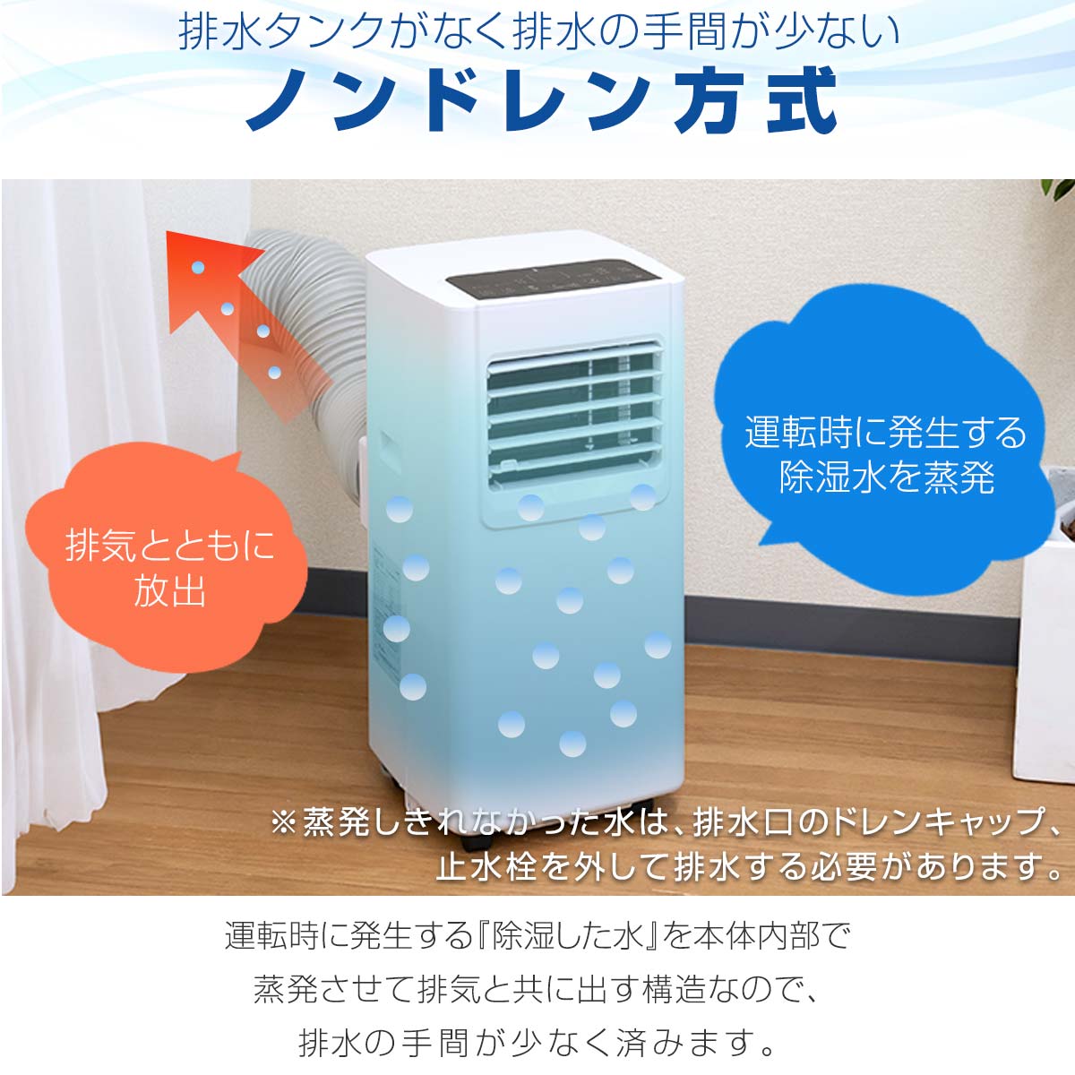 楽天市場】スポットエアコン 移動式エアコン 適応6〜10畳 2.0kW/2.2kW