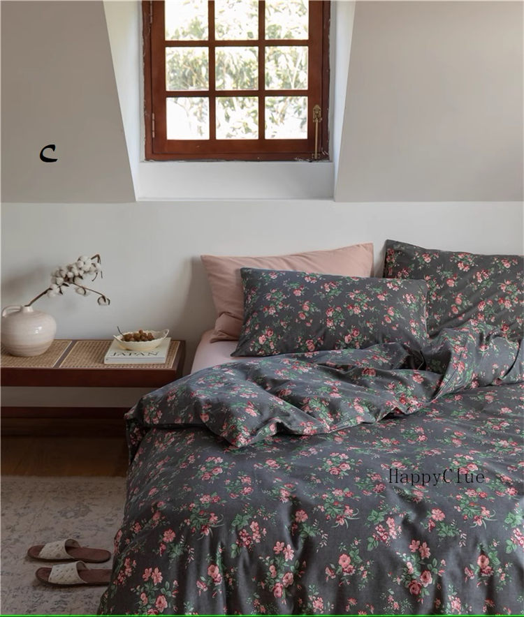 楽天市場】送料無料 花柄 布団カバーセット 安心 清潔 寝具カバー 4点