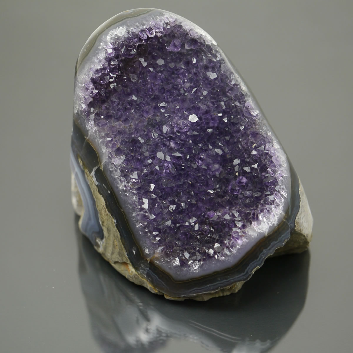 楽天市場】ウルグアイ産アメジストクラスタードーム 瑪瑙母岩 1点物 約