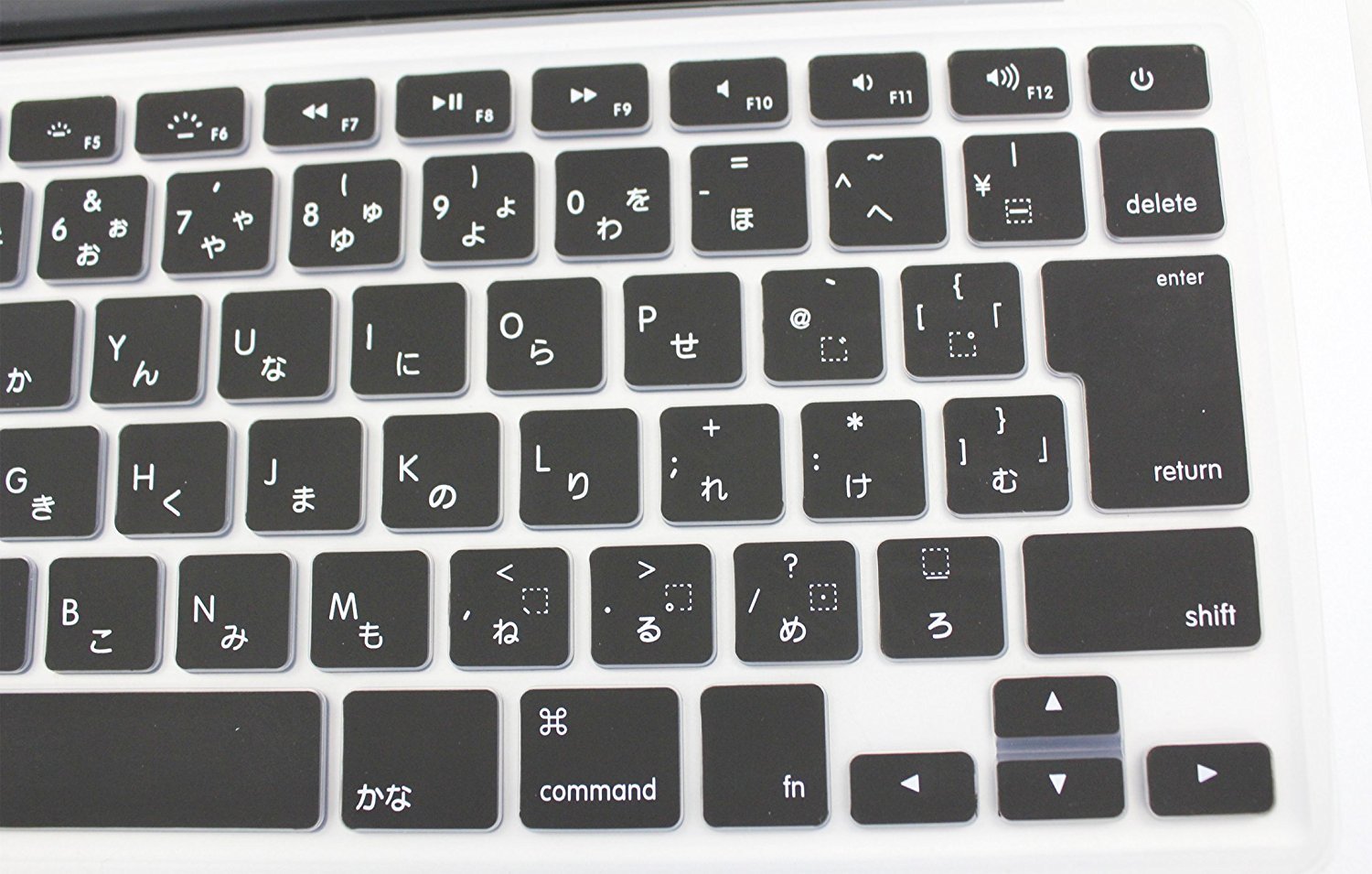 楽天市場】MacBook Air/Pro 日本語 キーボードカバー JIS配列