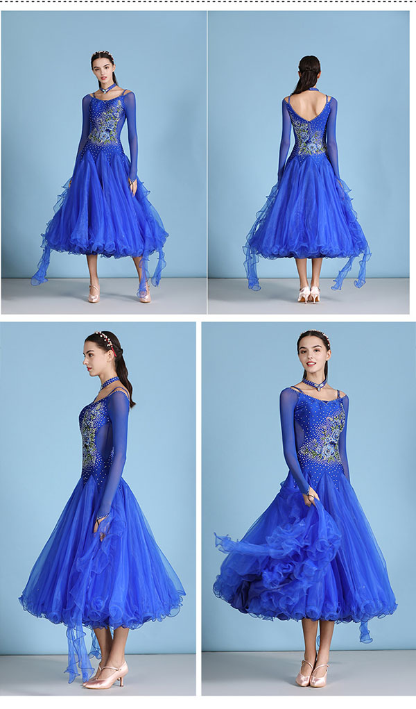 楽天市場】社交ダンスドレス フロート 上品 モダン ドレス 衣装 発表会