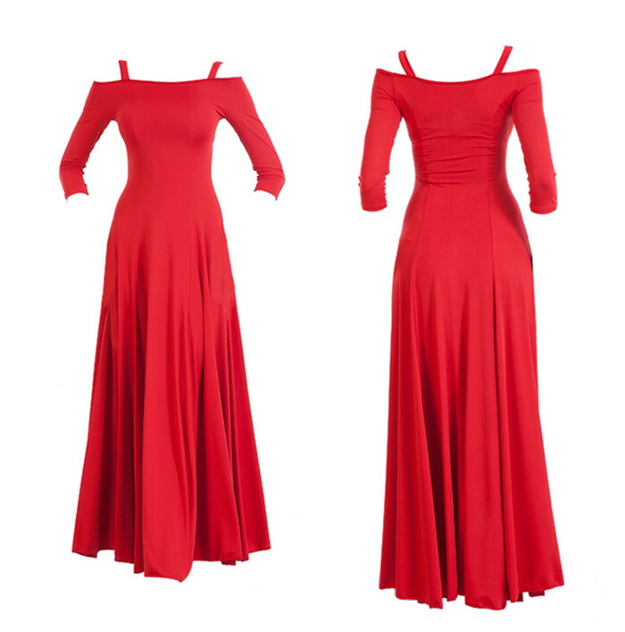 楽天市場】社交ダンスドレス レディース モダンドレス スタンダード