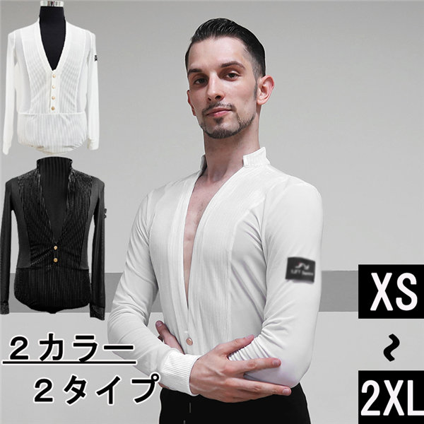 楽天市場】社交ダンス シャツ メンズ トップス モダンドレス 男性