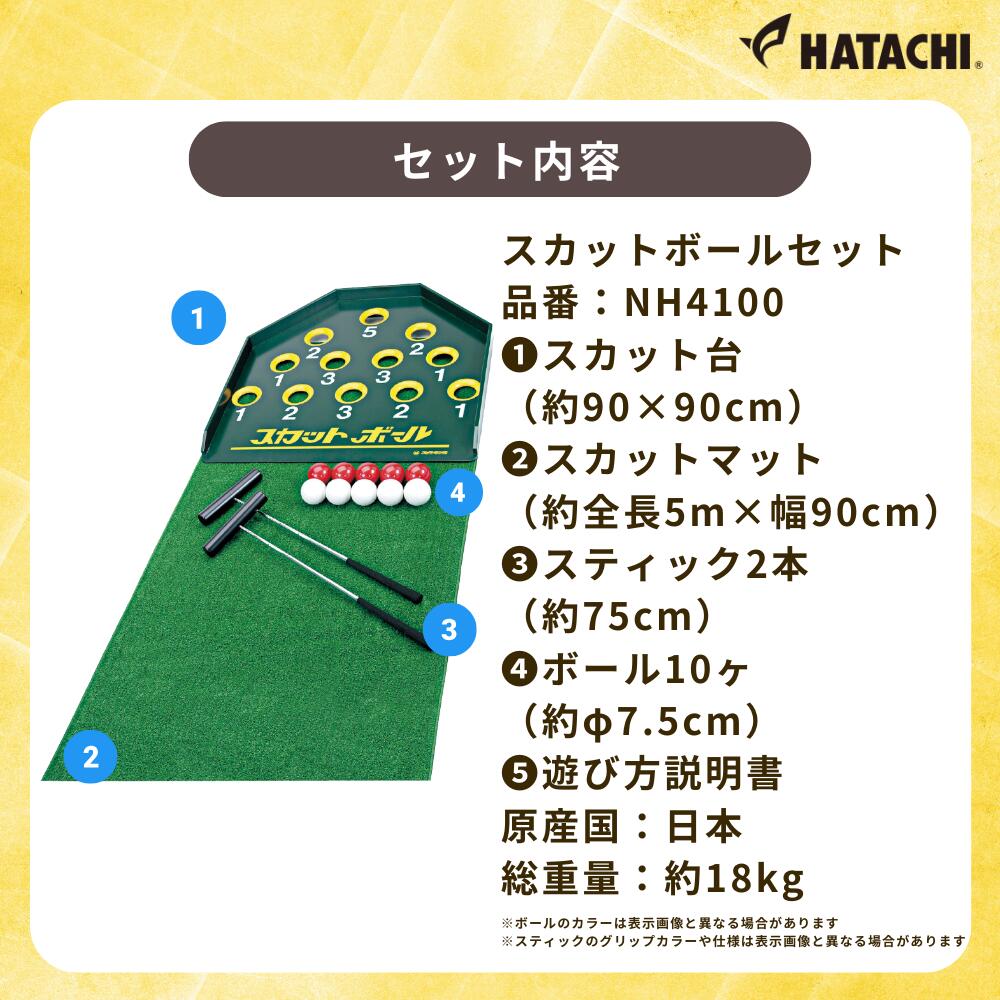 楽天市場】【メーカー公式】 HATACHI スカットボールセット | 羽立工業