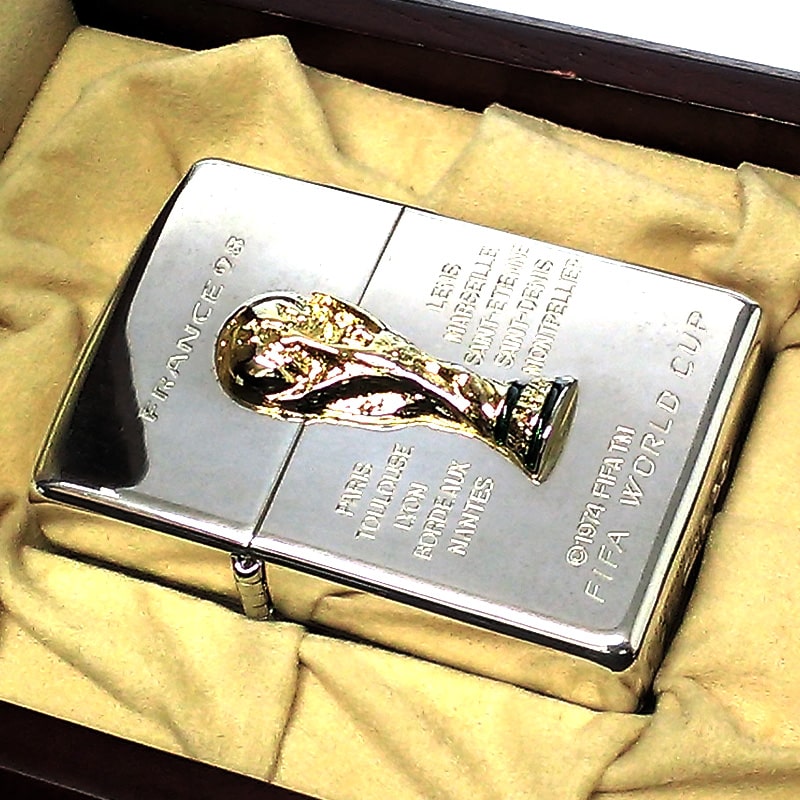楽天市場】ZIPPO レア 一点物 純銀 スターリングシルバー FIFA