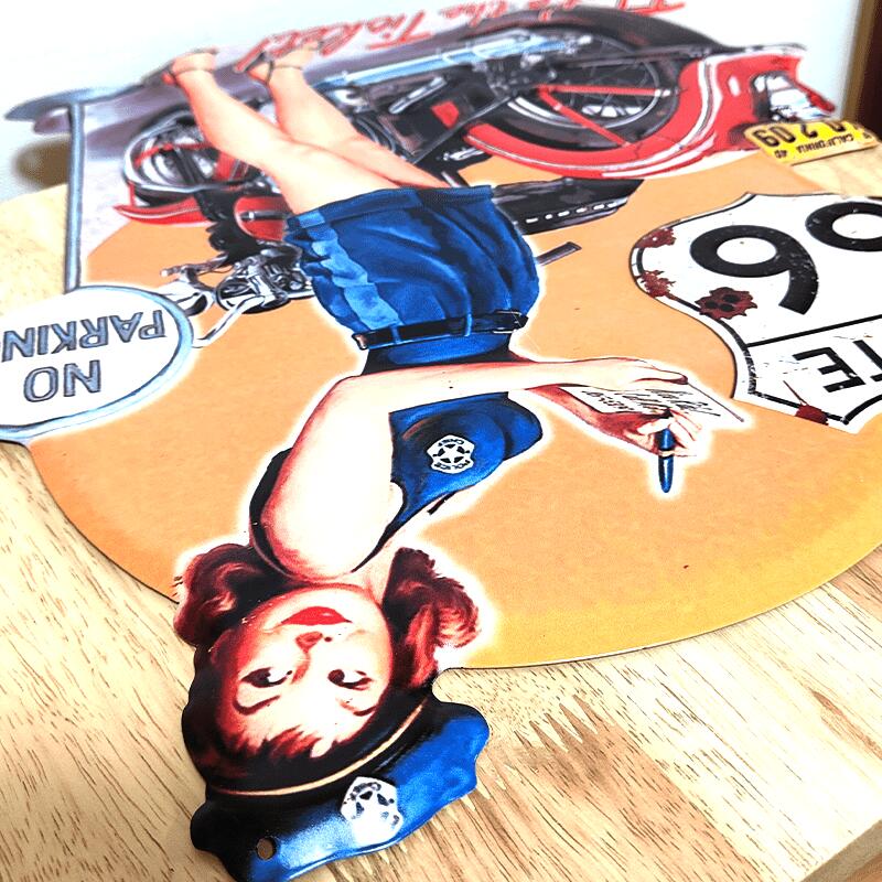 楽天市場】ブリキ看板 大型 ビンテージ セクシー ルート66 That's the