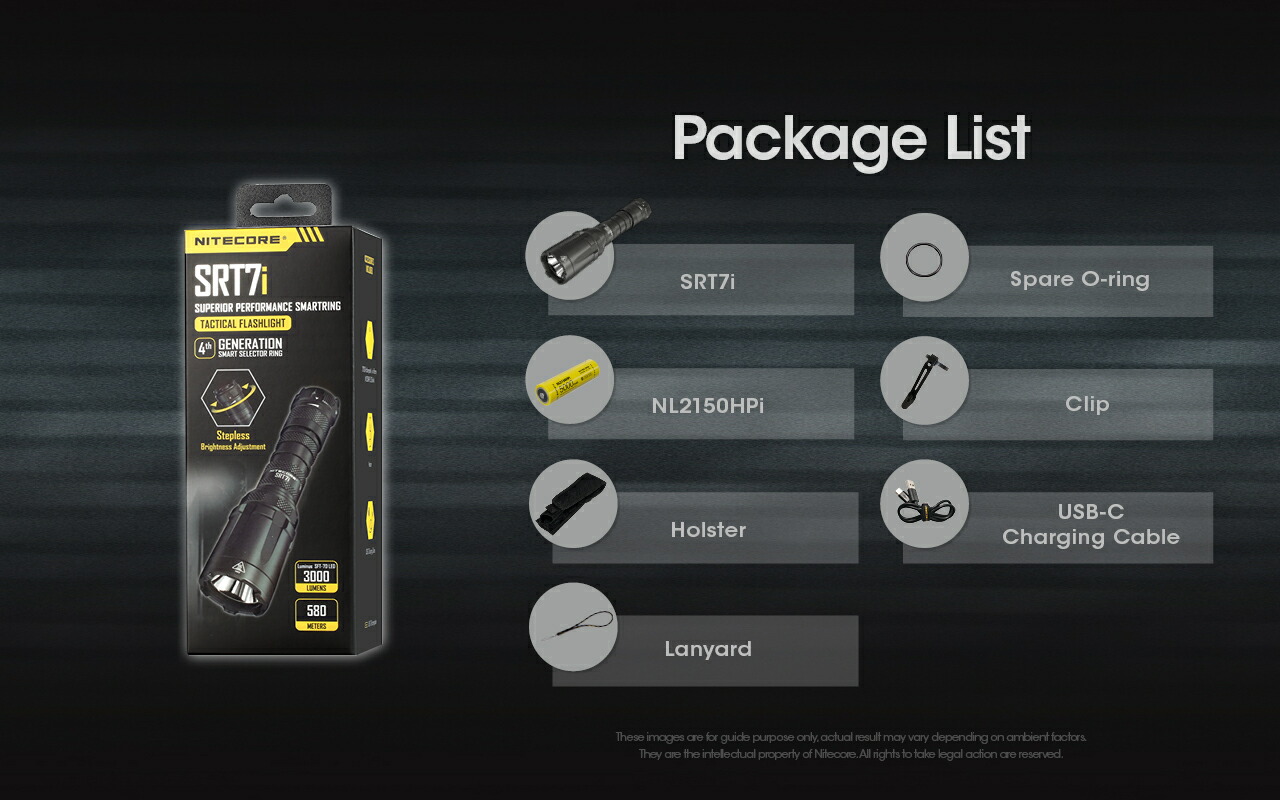 楽天市場】Nitecore SRT7i タクティカル フラッシュライト 3000