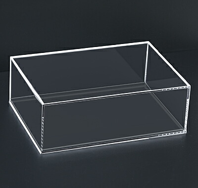 楽天市場】【台座：透明】アクリルケース長方形 板厚2ミリ(外寸)幅(150