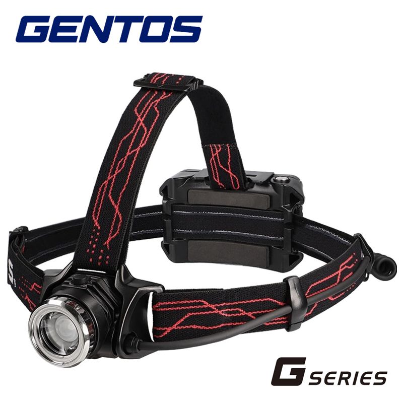 楽天市場】ジェントス（GENTOS）【GH-203RG】LEDヘッドライト □G