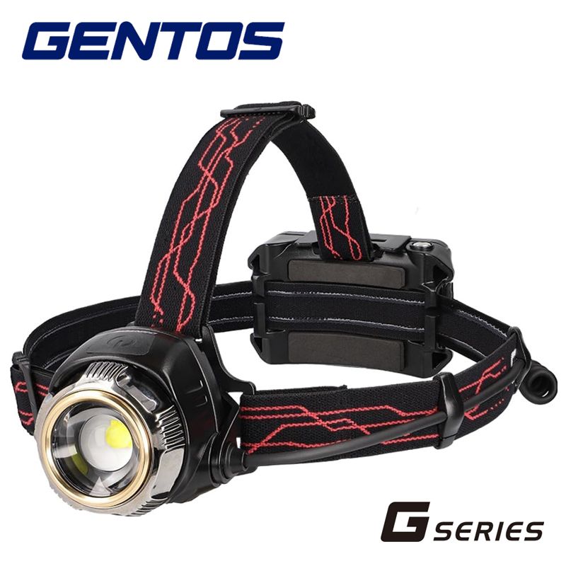 楽天市場】ジェントス（GENTOS）【GH-300RG】LEDヘッドライト □G