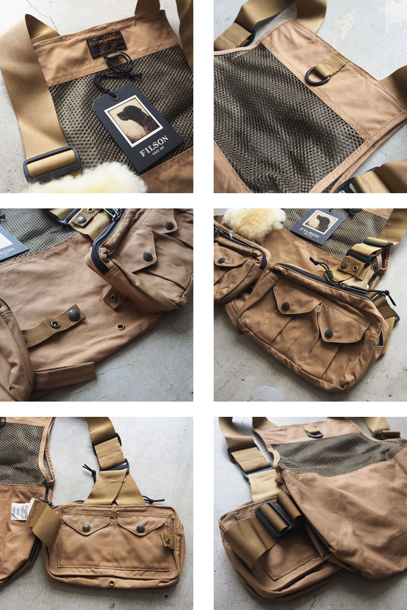楽天市場】FILSON フィルソン ベスト MESH FLY FISHING STRAP VEST