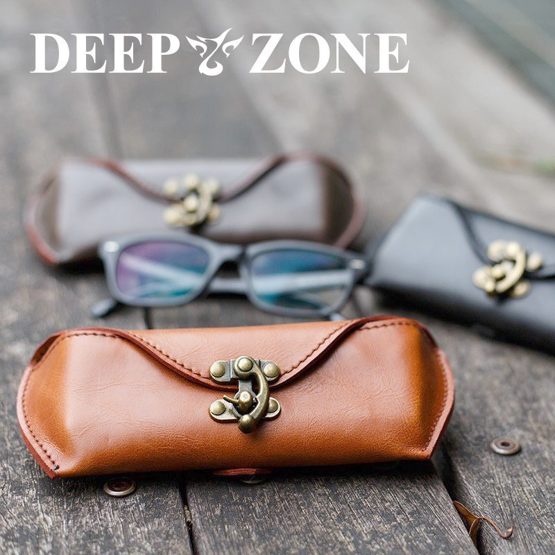 楽天市場】ディープゾーン ヌメ革アンティークメガネケース[ Deep Zone