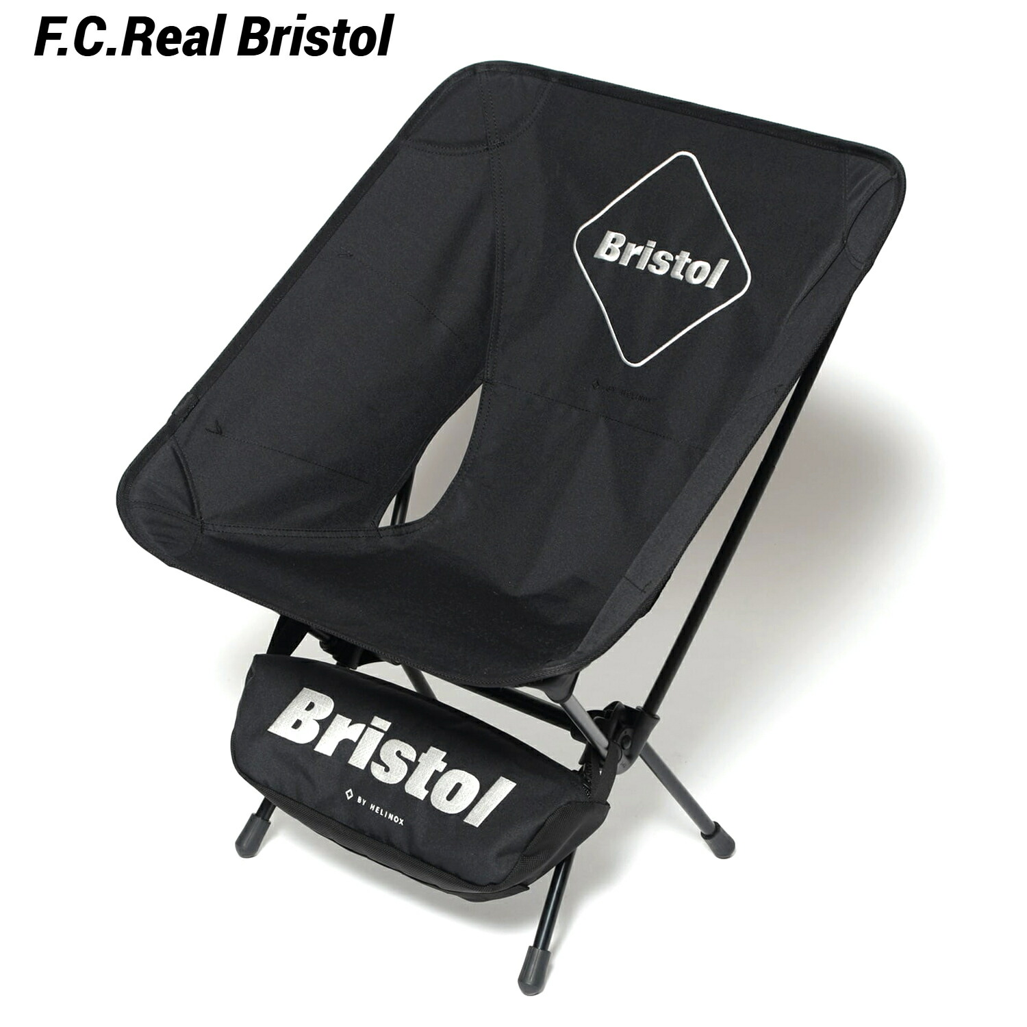 楽天市場】【F.C.Real Bristol Helinox EMBLEM FOLDING CHAIR BLACK
