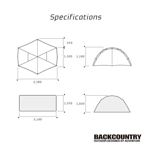 楽天市場】バックカントリー BACKCOUNTRY Xanadu 2P Expedition Solid