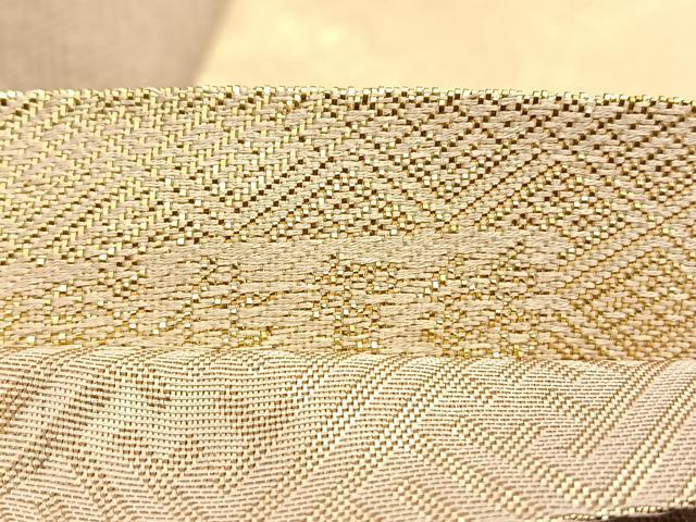 楽天市場】平和屋着物◎佐賀錦 全通柄袋帯 雲取り吉祥文 金糸 正絹