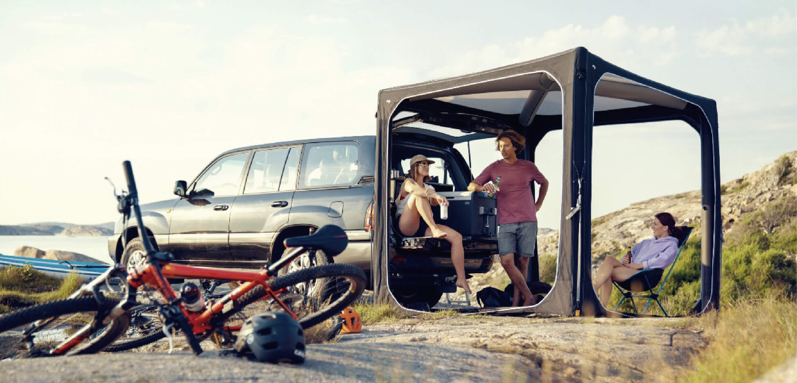 楽天市場】HUBインフレータブル オーニング VANセット : MClimb WEED